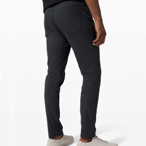 Lululemon Men's Gray Obsidian ABC Slim Warpstreme Pants Size 28 - Picture 2 of 14